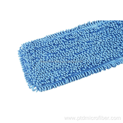 Microfiber chenille dusting mop pad